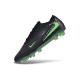 Zapatillas de Futbol Nike Phantom 6 Low Elite FG Negro Verde Espejismo