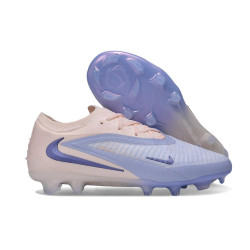 Zapatillas de Futbol Nike Phantom 6 Low Elite FG Azul lavanda Rosa pálido 