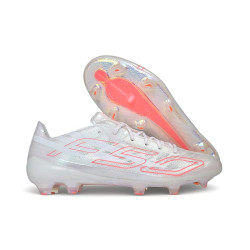 Botas de fútbol adidas F50 Hyperfast EVO FG Blanco Rosa