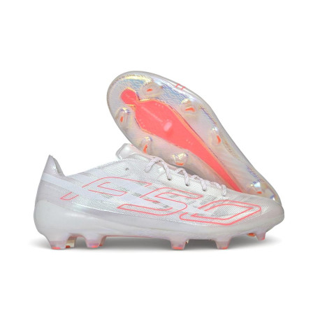 Botas de fútbol adidas F50 Hyperfast EVO FG Blanco Rosa
