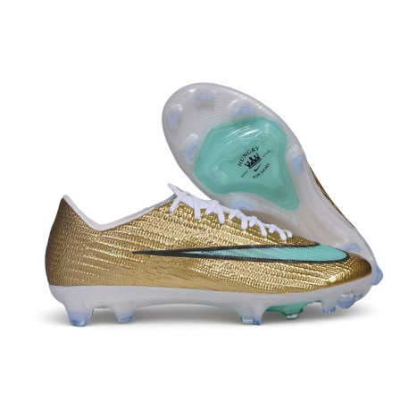 Nike Mercurial Superfly XI Elite Terreno Firme Mtlc Dorado Brillo verde