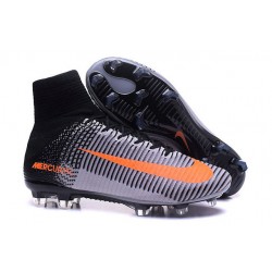 Nuevo Bota Nike Mercurial Superfly V FG ACC Gris Negro Naranja
