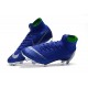 Nueva Zapatillas de fútbol 2018 Nike Mercurial Superfly VI 360 Elite CR7 FG Azul Dorado Blanco