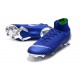 Nueva Zapatillas de fútbol 2018 Nike Mercurial Superfly VI 360 Elite CR7 FG Azul Dorado Blanco