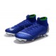 Nueva Zapatillas de fútbol 2018 Nike Mercurial Superfly VI 360 Elite CR7 FG Azul Dorado Blanco