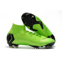 Botas de Fútbol Nike Mercurial Superfly 6 Elite FG Para Adultos - Blanco Negro