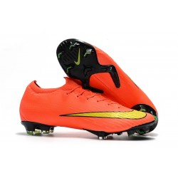 Baratas Botas de fútbol Nike Mercurial Vapor XII Elite FG Plata Verde
