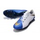 Zapatos de Futbol Nike HyperVenom Phantom III FG Oro Blanco Azul