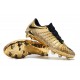 2019 Botas de fútbol Nike HyperVenom Phantom III FG Oro Negro