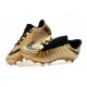 2019 Botas de fútbol Nike HyperVenom Phantom III FG Oro Negro