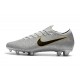 Nike Mercurial Vapor 12 Elite FG Tacos de Fútbol - Plata Negro