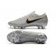 Nike Mercurial Vapor 12 Elite FG Tacos de Fútbol - Plata Negro