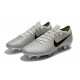 Nike Mercurial Vapor 12 Elite FG Tacos de Fútbol - Plata Negro