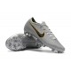 Nike Mercurial Vapor 12 Elite FG Tacos de Fútbol - Plata Negro