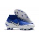 Zapatillas de fútbol Nike Phantom VSN Elite DF FG Azul Plata Blanco