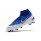 Zapatillas de fútbol Nike Phantom VSN Elite DF FG Azul Plata Blanco