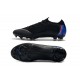Nike Mercurial Vapor 12 Elite FG Tacos de Fútbol - Negro Azul Naranja