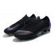 Nike Mercurial Vapor 12 Elite FG Tacos de Fútbol - Negro Azul Naranja