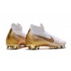 Nike Mercurial Superfly 6 Elite FG Zapatos de Fútbol - Blanco Oro