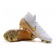 Nike Mercurial Superfly 6 Elite FG Zapatos de Fútbol - Blanco Oro