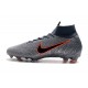 Nike Mercurial Superfly 6 Elite FG Zapatos de Fútbol - Gris Negro