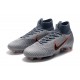 Nike Mercurial Superfly 6 Elite FG Zapatos de Fútbol - Gris Negro