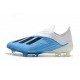 Botas de fútbol adidas X 18+ FG Azul Blanco Negro