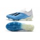 Botas de fútbol adidas X 18+ FG Azul Blanco Negro