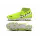 Nike Phantom VSN Elite DF FG Botas de Fútbol - Amarillo Fluorescente Blanco