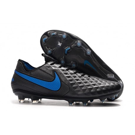Botas de Fútbol Nike Tiempo Legend 8 Elite FG Negro Azul
