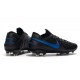 Botas de Fútbol Nike Tiempo Legend 8 Elite FG Negro Azul