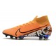 Nike Mercurial Superfly 7 Elite FG Botas - Naranja Blanco Negro