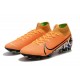 Nike Mercurial Superfly 7 Elite FG Botas - Naranja Blanco Negro