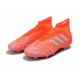 Zapatillas de fútbol adidas Predator 19.1 FG Naranja Blanco