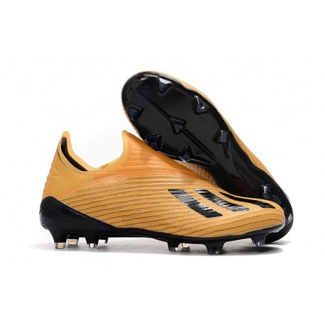 Botas de fútbol Nuevo Adidas X 19+ FG Naranja Negro