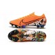 Zapatos de Fútbol Nike Mercurial Vapor 13 Elite FG Naranja Blanco