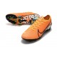 Zapatos de Fútbol Nike Mercurial Vapor 13 Elite FG Naranja Blanco