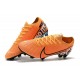 Zapatos de Fútbol Nike Mercurial Vapor 13 Elite FG Naranja Blanco