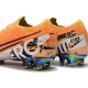 Zapatos de Fútbol Nike Mercurial Vapor 13 Elite FG Naranja Blanco