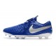 Botas de Fútbol Nike Tiempo Legend 8 Elite FG Azul Blanco
