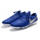 Botas de Fútbol Nike Tiempo Legend 8 Elite FG Azul Blanco