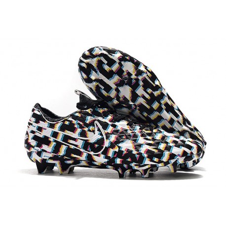 Botas de Fútbol Nike Tiempo Legend 8 Elite FG Negro Blanco