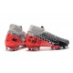 Nike Mercurial Superfly 7 Elite FG NJR Cromado Negro Rojo Platino