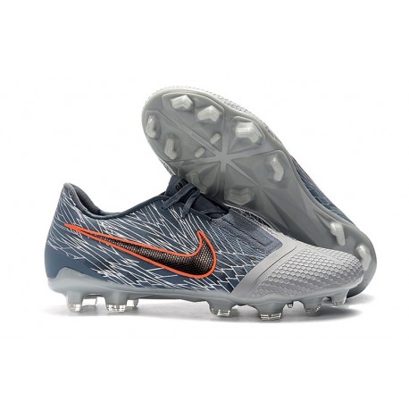 Nike Zapatillas de Futbol Phantom Venom Elite FG Gris Negro Azul