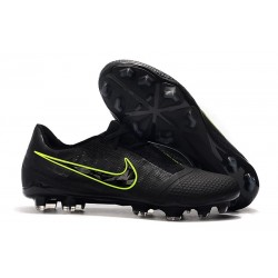 Nike Zapatillas de Futbol Phantom Venom Elite FG Negro Amarillo Fluorescente