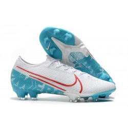 Zapatos de Fútbol Nike Mercurial Vapor 13 Elite FG Blanco Azul