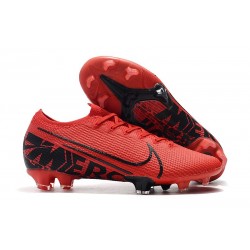 Zapatos de Fútbol Nike Mercurial Vapor 13 Elite FG Rojo Negro