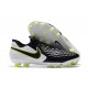Botas de Fútbol Nike Tiempo Legend 8 Elite FG Negro Blanco Voltio