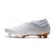 Zapatillas de fútbol Adidas Copa 19+ FG Blanco Oro