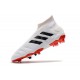 Zapatillas de Futbol adidas Predator Mania 19+FG ADV Blanco Rojo Negro